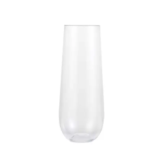 9oz. Clear Plastic Stemless Champagne Flutes by Celebrate It&trade;, 8ct. {1}