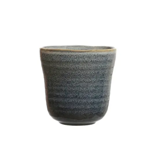 Hello Honey&reg; 6.5" Blue Reactive Glaze Stoneware Planter {1}
