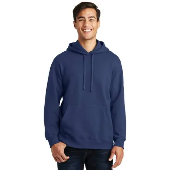Port & Company&reg; Fan Favorite&trade; Fleece Pullover Hooded Sweatshirt Team Navy {4}