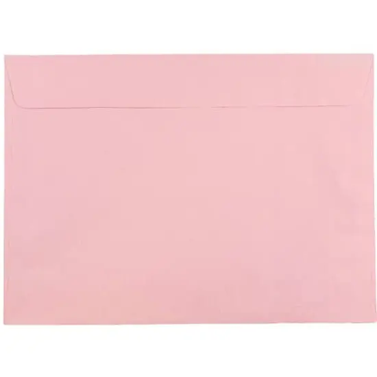JAM Paper 9" x 12" Baby Pink Pastel Booklet Premium Envelopes, 25ct. {1}