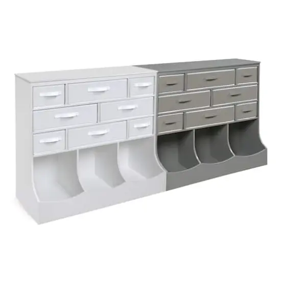 Badger Basket Gray Baskets & Bins Storage Station {10}