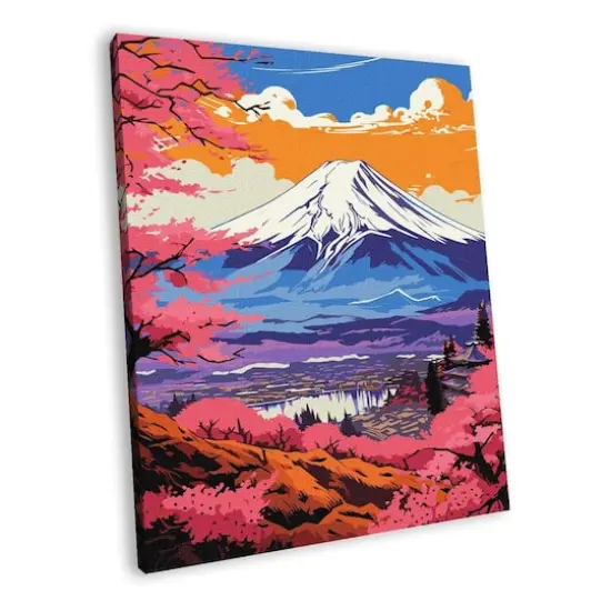 Ideyka Magical Fuji Painting by Numbers Kit {1}