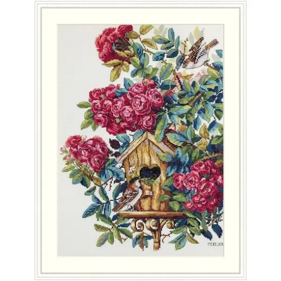 Merejka Rose Bush Counted Cross Stitch Kit {1}