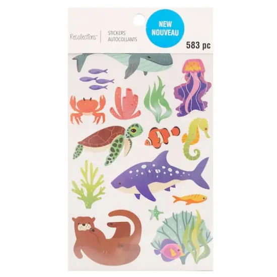 Sea Life Sticker Book by Recollections&trade; {4}