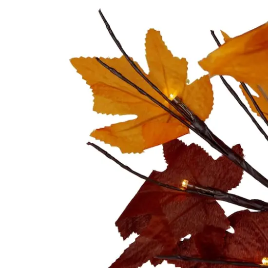 2ft. Pre-Lit Maple Artificial Tree, Clear LED Lights {4}