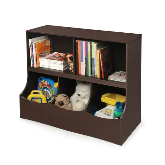Badger Basket Multi-Bin Storage Cubby Espresso {7}