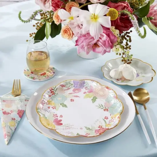 Kate Aspen&reg; 9'' Garden Blooms Premium Paper Plates, 16ct. {3}