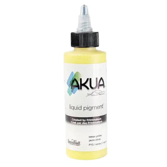 Speedball&reg; Akua&trade; Liquid Pigment, 4oz. Lemon Yellow {1}