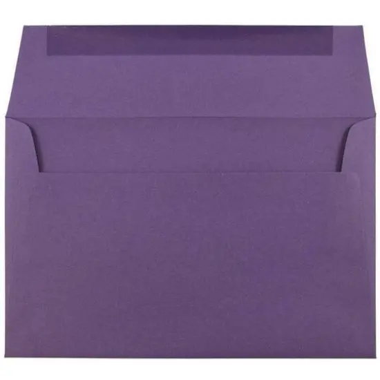JAM Paper A8 Passport Invitation Envelopes, 50ct. Dark Purple {4}