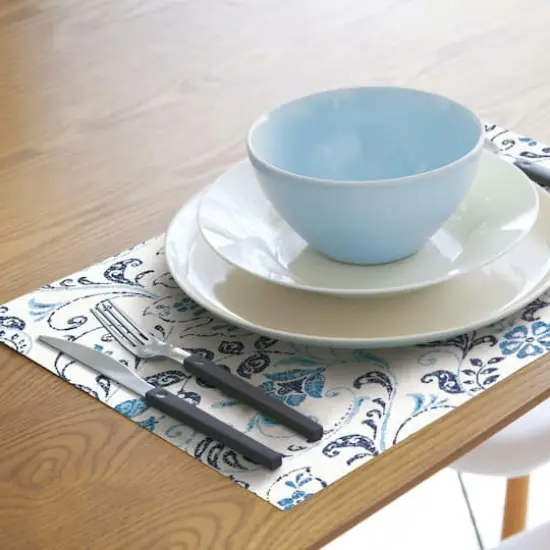 RoomMates Persian Damask Peel & Stick Wallpaper Blue {5}