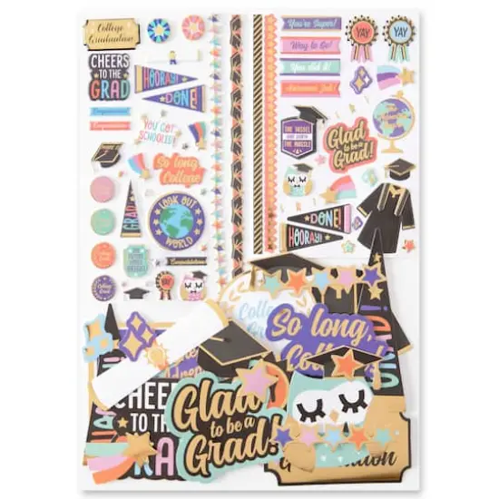 College Graduate Sticker Flip Pack by Recollections&trade; {4}