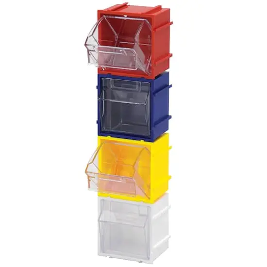 Quantum Storage Systems&reg; 2.375" x 3" Individual Tip Out Bin White {4}