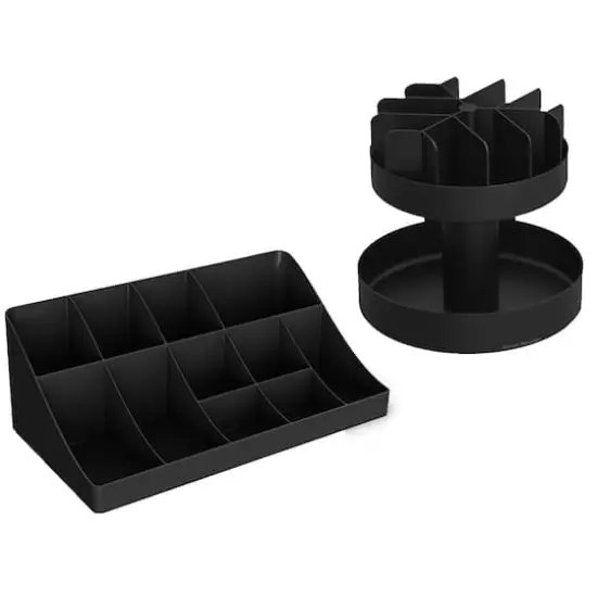 Mind Reader Black Coffee Condiment and Snack Organizer {10}
