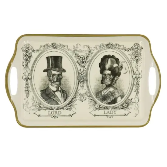 17" Lady & Lord Skeleton Tray by Ashland&reg; {1}