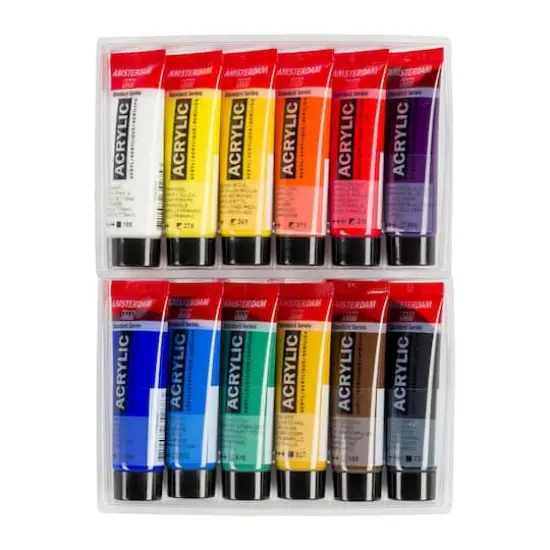 Amsterdam Standard General Selection 12 Color Acrylic Paint Set {3}