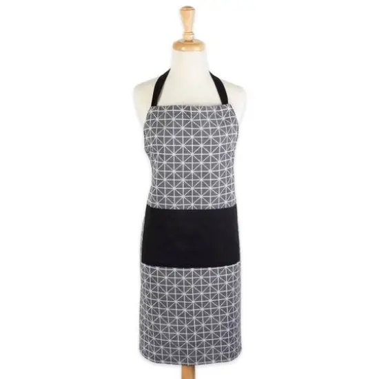 Black & White Triangle Chef Apron {6}