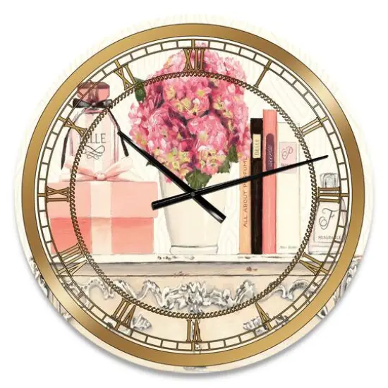 Designart Chic Glam Closet IV Glam Wall Clock {1}