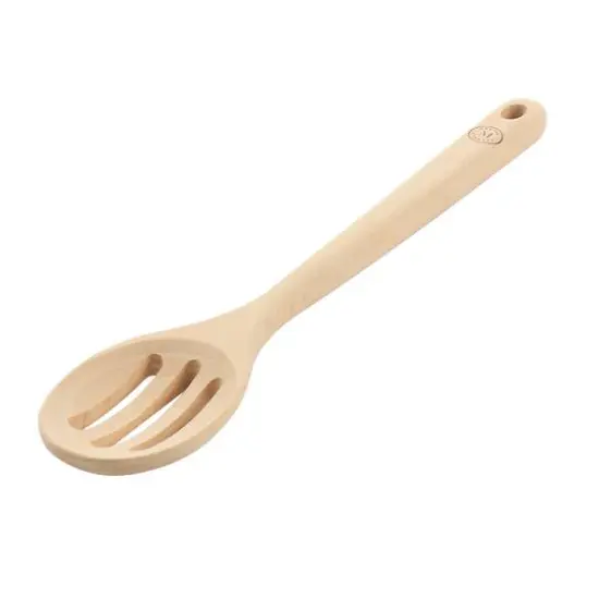 Martha Stewart 14'' Beech Wood Slotted Spoon {1}
