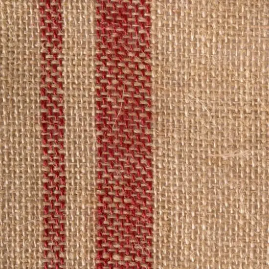 DII&reg; 72" Double Border Burlap Table Runner Barn Red {6}