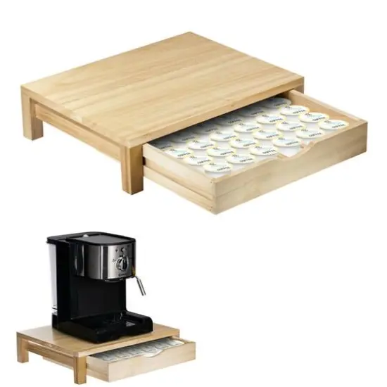 NEX&trade; 36-Pod Natural Wood K-Cup Coffee Pods Holder {4}