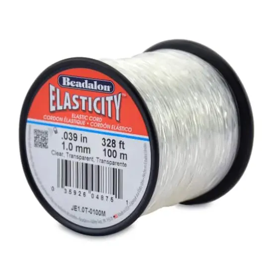 Beadalon&reg; Elasticity&trade; 1mm Clear Stretch Cord {1}