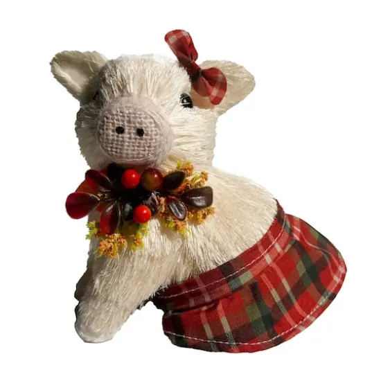 5.5" Sitting Pig in Dress by Ashland&reg; {1}