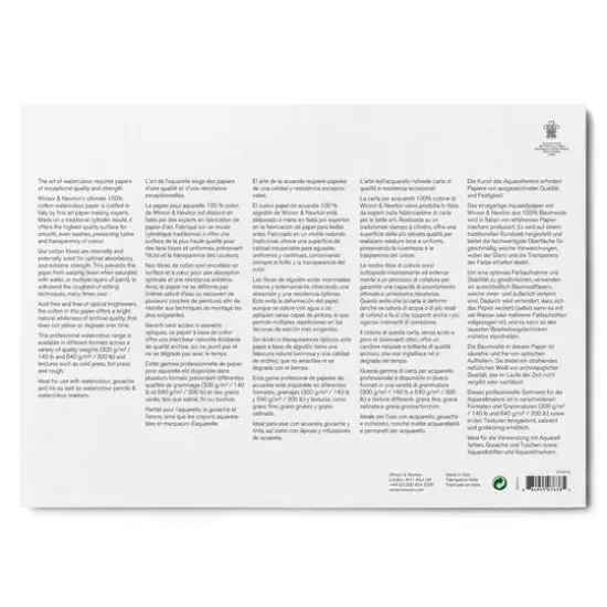 Winsor & Newton&trade; Professional&trade; 140lb. Rough Watercolour Paper Block, 20 Sheets {3}