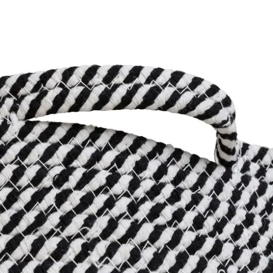 Honey Can Do Gray & White Two-Tone Cotton Rope Basket Set {9}