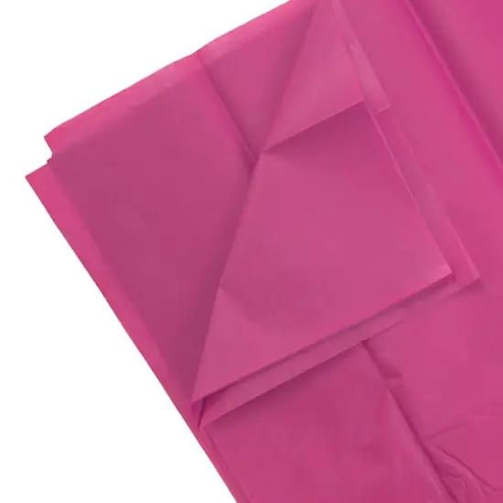 JAM Paper 20" x 26" Tissue Paper, 2 Packs of 10 Sheets Fuchsia {5}
