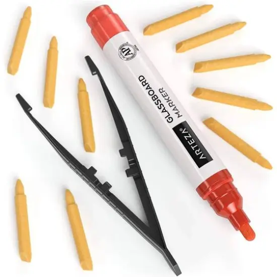 Arteza&reg; 10 Color Neon Glass Board Marker Set {6}