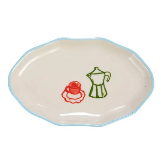 Hello Honey&reg; 5" Hand Painted Stoneware Dish Set {8}