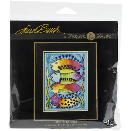 Mill Hill&reg; Laurel Burch&trade; Peces Beaded Counted Cross Stitch Kit {3}