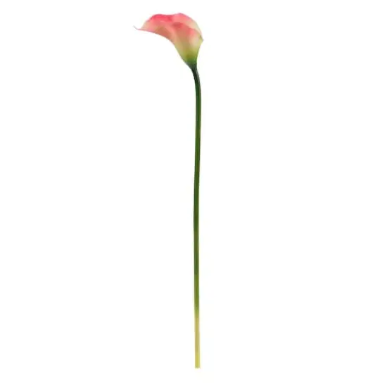 19.5" Calla Lily Artificial Flower Set Pink {4}