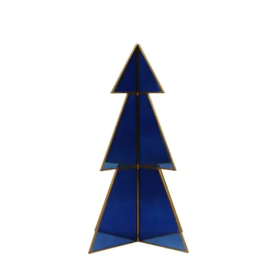 13" Glass Tree Tabletop D&eacute;cor by Ashland&reg; Blue {3}