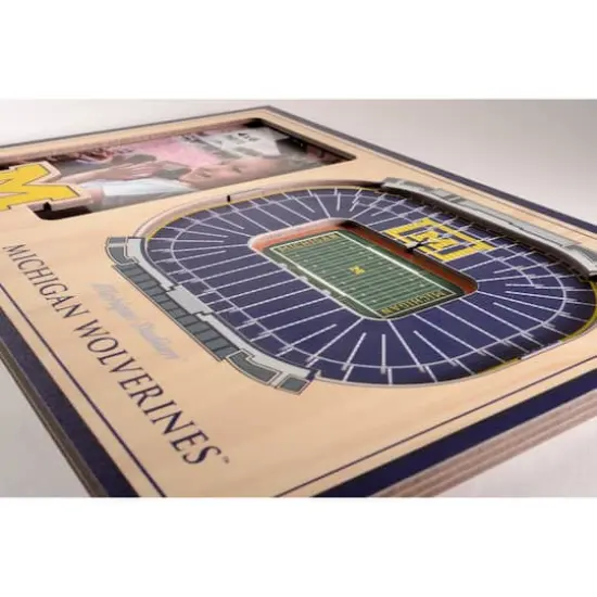 College Football 3D StadiumViews Picture Frame Michigan Wolverines {5}