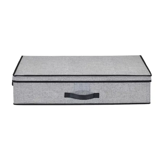 Simplify 28" Under the Bed Black Storage Box {1}