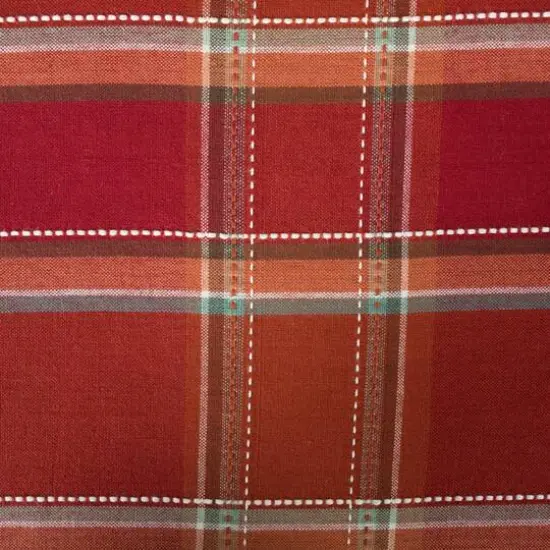 DII&reg; 84" Autumn Spice Plaid Tablecloth {6}