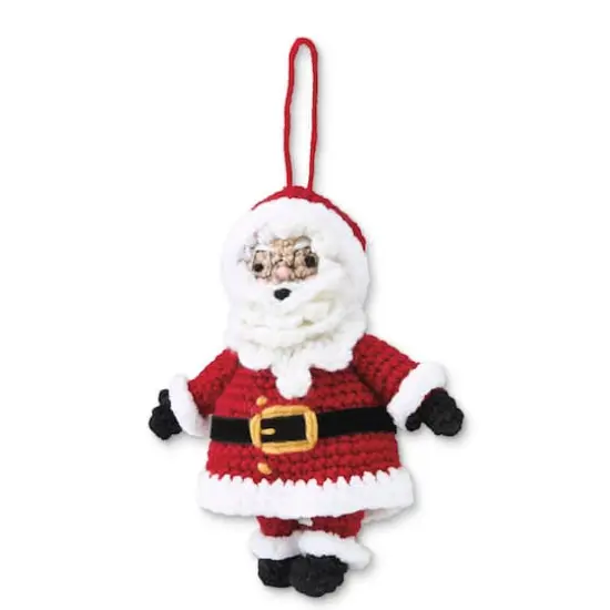 Intermediate Santa Amigurumi Crochet Ornament Kit by Loops & Threads&reg; {1}
