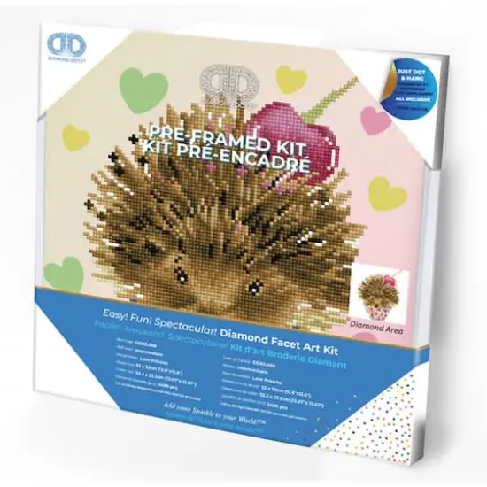 Diamond Dotz&reg; Intermediate Love Prickles with Frame Diamond Painting Kit {4}