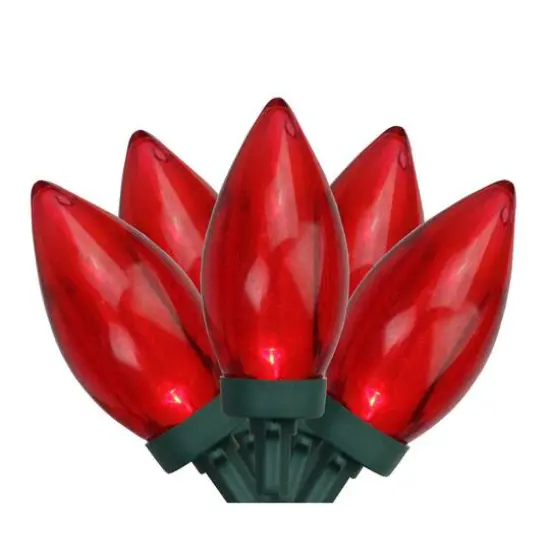 25ct. LED Christmas String Lights Red {2}