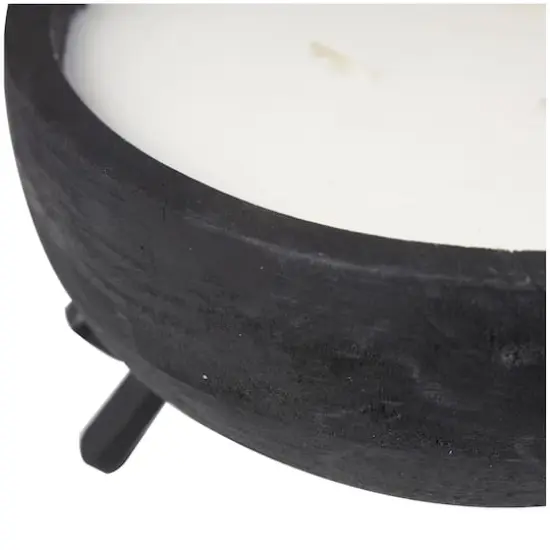 Sauvignon Blanc Scented 3-Wick Candle in Black Tripod Bowl {5}