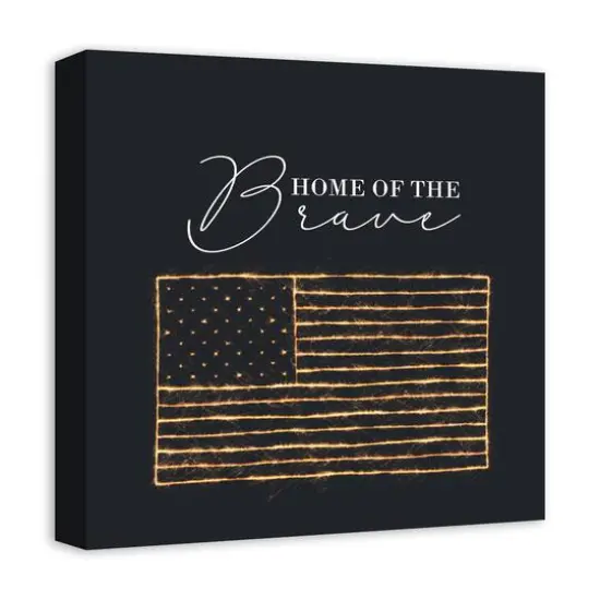 Home of the Brave Canvas Wall Art {3}