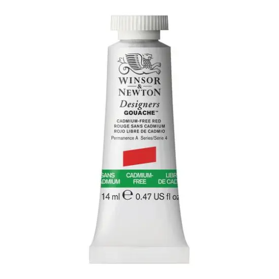 Winsor & Newton&reg; Designers Gouache Cadmium-Free Red {1}