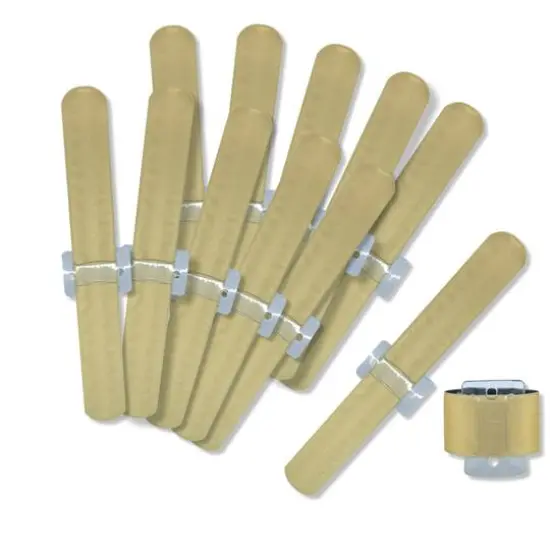 JAM Paper Slaplets Bracelets, 12ct. Sparkle Gold {1}