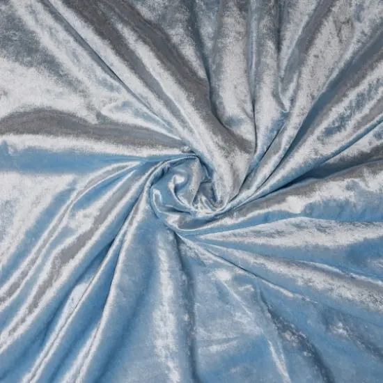 Feldman Craft Velvet Polyester Fabric Baby Blue {5}