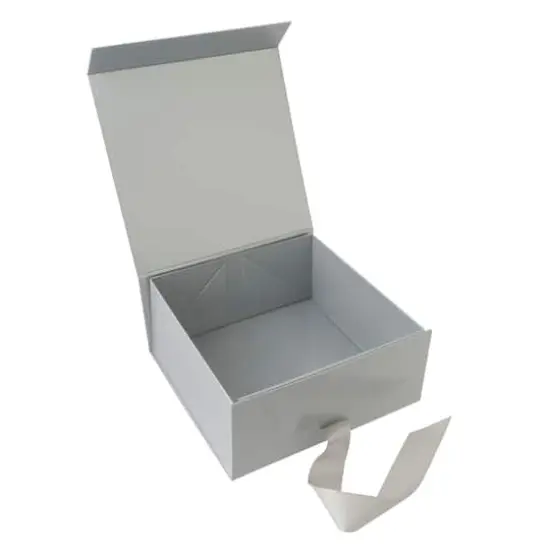 Large Silver Collapsible Ribbon Box by Celebrate It&reg; {3}