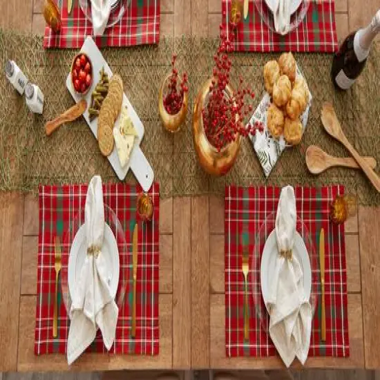 DII&reg; Tartan Plaid Placemat (Set Of 6) {7}