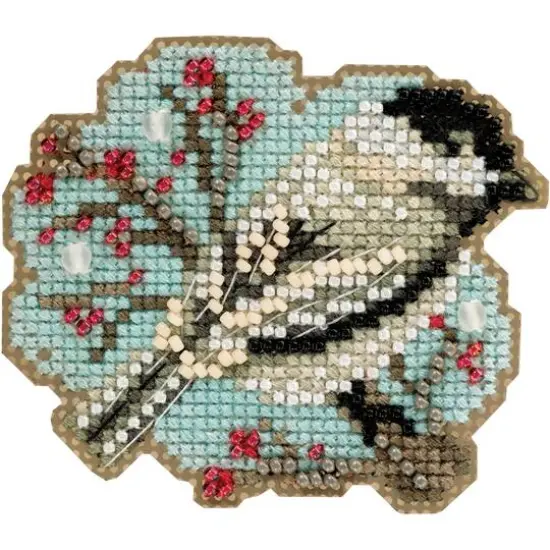Mill Hill&reg; Little Chickadee Ornament Beaded Counted Cross Stitch Kit {1}