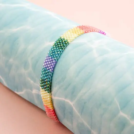 John Bead 11/0 Miyuki Delica Glass Seed Beads, 5g Yellow Ceylon Line Dyed {4}