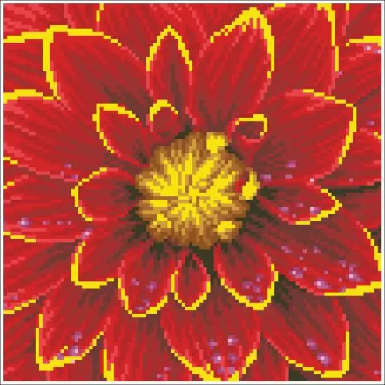Diamond Dotz&reg; Intermediate Dahlia Diamond Painting Kit {3}